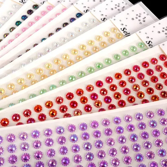 Craft Buddy 14 Packs of 8mm Aurora Borealis Beaded Gems New