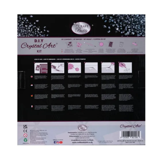 Craft Buddy “A Lion's Courage” Crystal Art Canvas Kit 30x30cm Sale