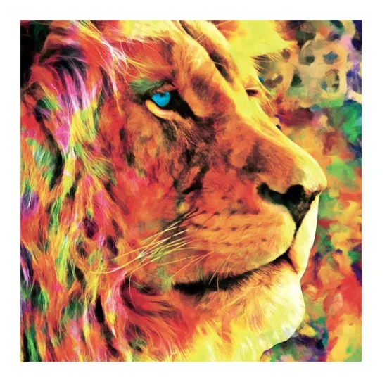 Craft Buddy “A Lion's Courage” Crystal Art Canvas Kit 30x30cm Sale
