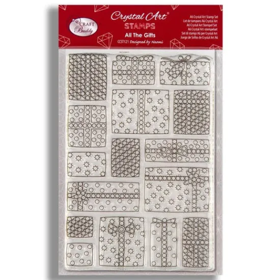 Craft Buddy "All The Gifts" Crystal Art A6 Stamp Set Fashion