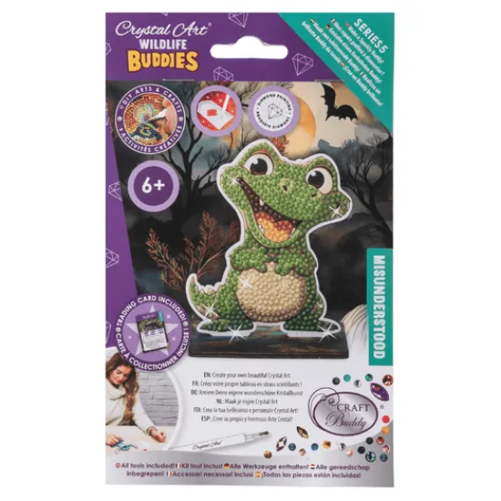 Craft Buddy Alligator Crystal Art Wildlife Buddies Fashion