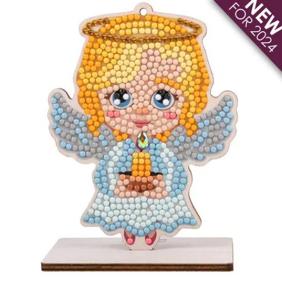 Craft Buddy "Angel" Crystal Art Buddies Festive Series 4 Decoration Outlet