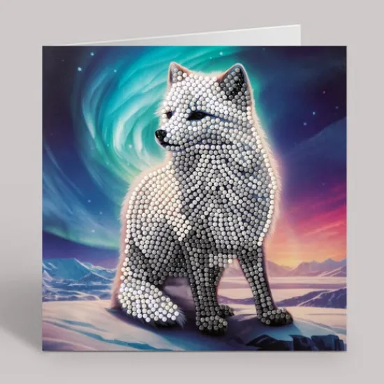 Craft Buddy "Aurora The Fox" Crystal Art Card 18x18cm Sale