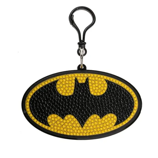 Craft Buddy "Batman" Crystal Art Bag Charm Kit DC Discount