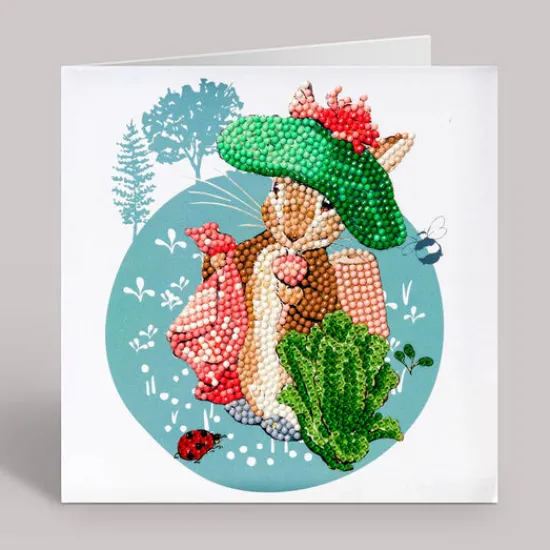Craft Buddy "Benjamin Bunny" Crystal Art Card 18x18cm Online