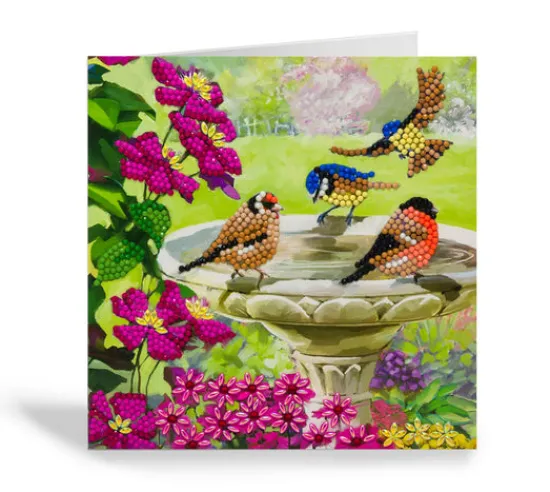 Craft Buddy "Birds" Crystal Art Card Kit Outlet