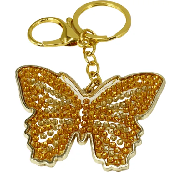 Craft Buddy Bonnie Butterfly Crystal Art Metal Keyring Kit Discount