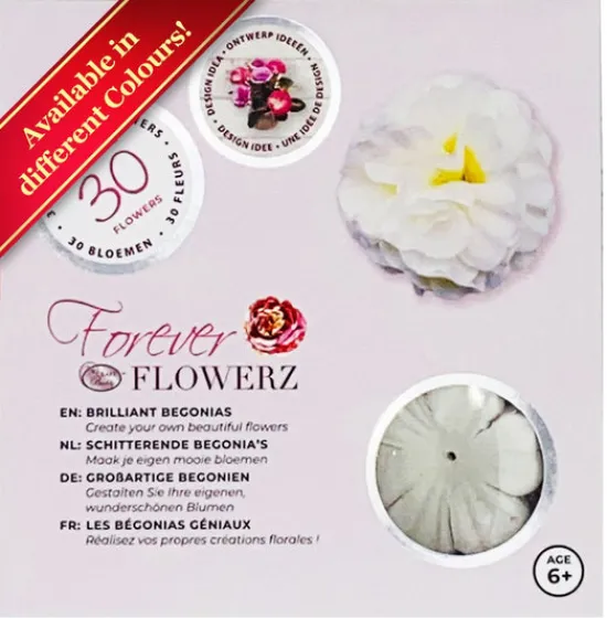 Craft Buddy "Brilliant Begonias" Forever Flowerz Starter Kit approx 30 Flowers Sale