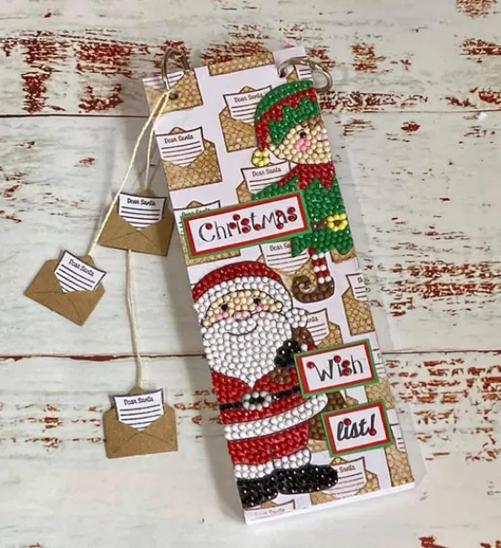 Craft Buddy CCST34: Crystal Art Santa’s Little Helper A6 Stamp Set Clearance