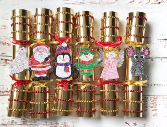 Craft Buddy CCST34: Crystal Art Santa’s Little Helper A6 Stamp Set Clearance