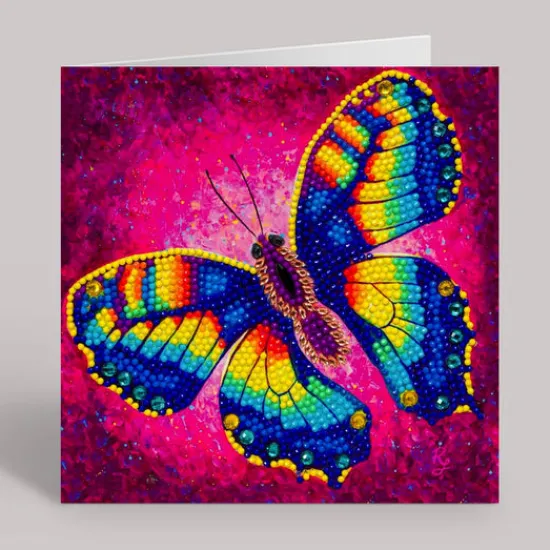 Craft Buddy "Change" Crystal Art Card by Rachel Froud 18x18cm Sale