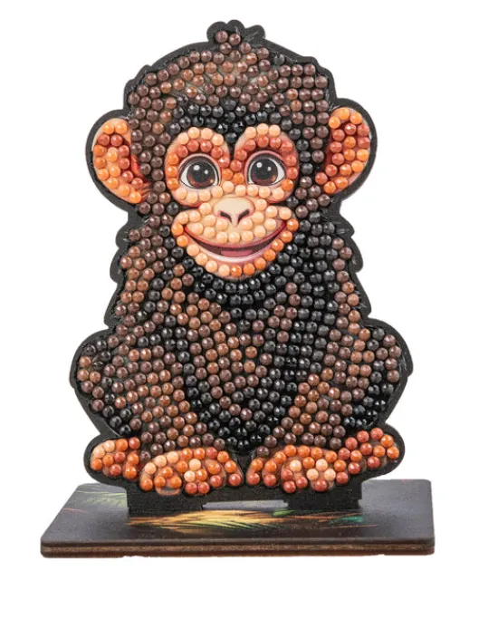 Craft Buddy Chimp Crystal Art Wildlife Buddies Sale