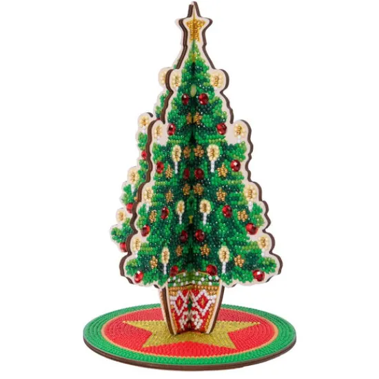 Craft Buddy "Christmas Tree" 3D Crystal Art Scene Kit Outlet