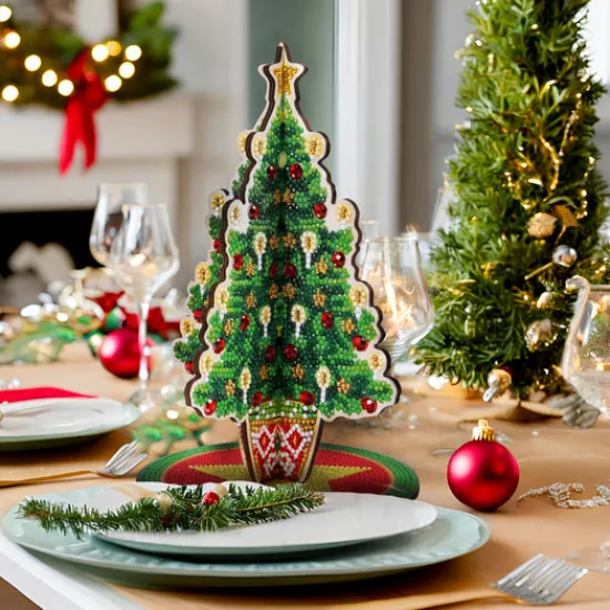 Craft Buddy "Christmas Tree" 3D Crystal Art Scene Kit Outlet