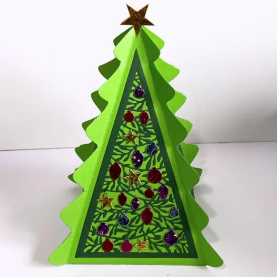 Craft Buddy “Christmas Tree Gift Box Lantern” Die Set Outlet