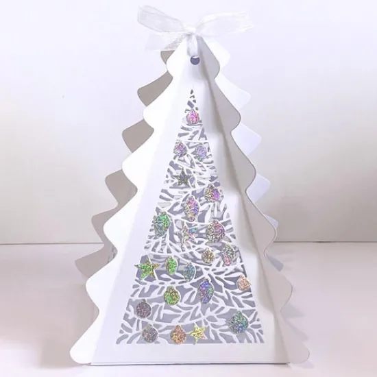Craft Buddy “Christmas Tree Gift Box Lantern” Die Set Outlet