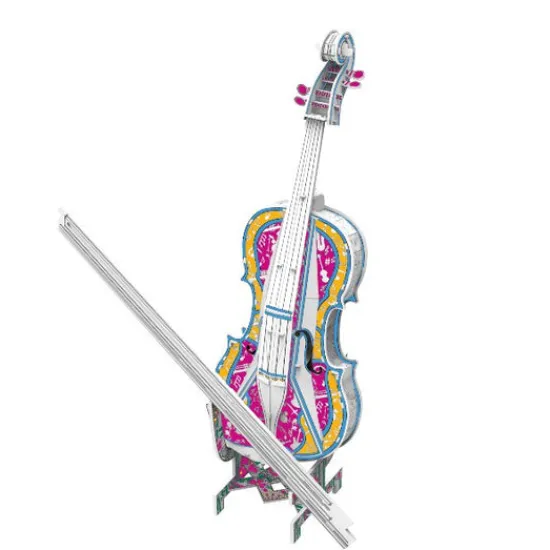 Craft Buddy "Classic Violin" 3D Colour Me! Puzzle Kit Online