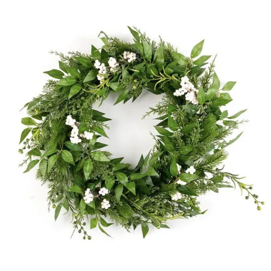 Craft Buddy "Contemporary Berry" Forever Flowerz Wreath Outlet