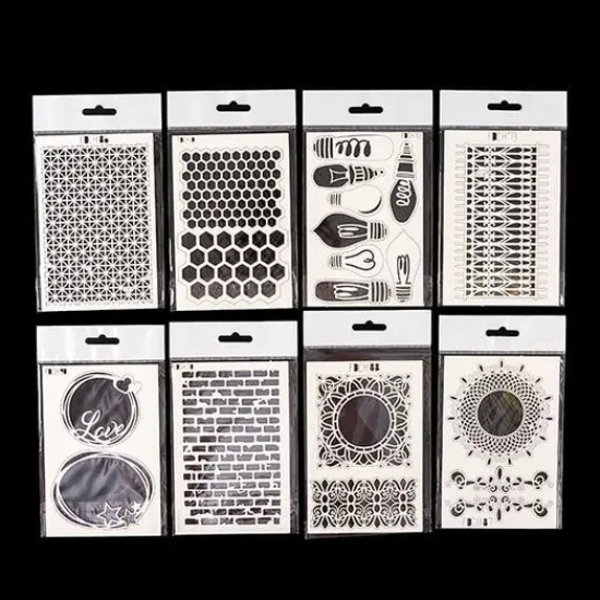 Craft Buddy 8 Packs of Creative Chipboard Elements Clearance
