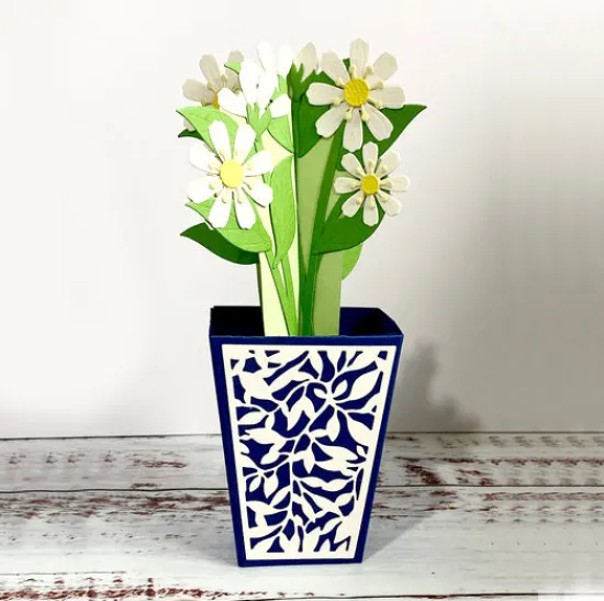 Craft Buddy “Daisies” Beautiful Bouquet 3D Gift Card Die Set Sale