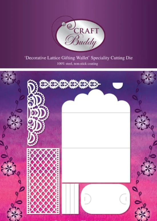 Craft Buddy Decorative Lattice Gifting Wallet Die Set Clearance