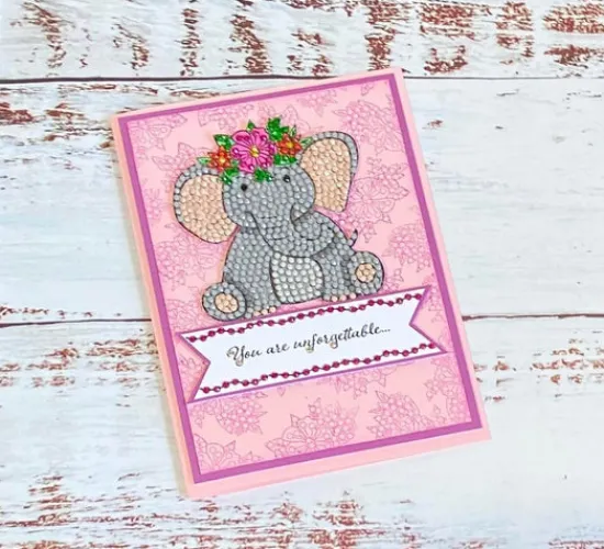 Craft Buddy Elephants Never Forget A6 Premium Stamp Set Best