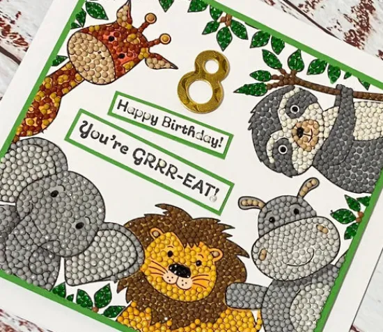 Craft Buddy Elephants Never Forget A6 Premium Stamp Set Best