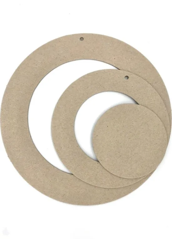 Craft Buddy Greyboard Wreath Set 25cm Sale