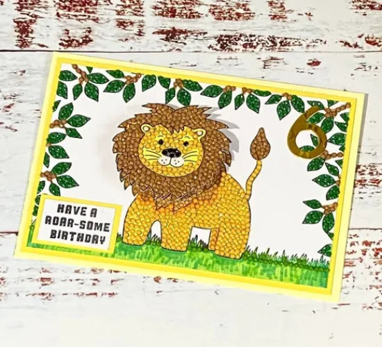 Craft Buddy King of the Jungle A6 Premium Stamp Set Discount