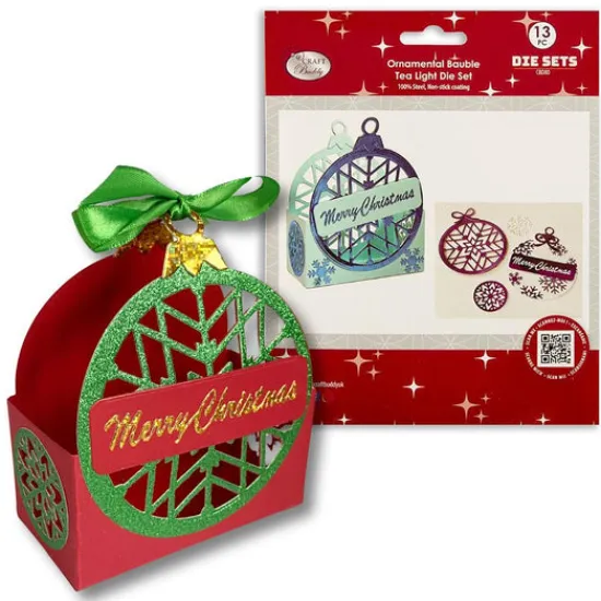 Craft Buddy "Ornamental Bauble Tea Light" Die Set Sale