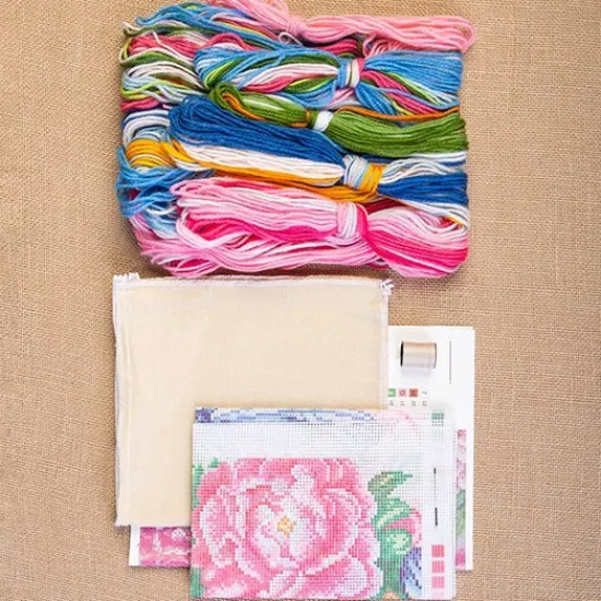 Craft Buddy Pre Printed 40*65cm Cross Stitch Kit - Balcony View Best