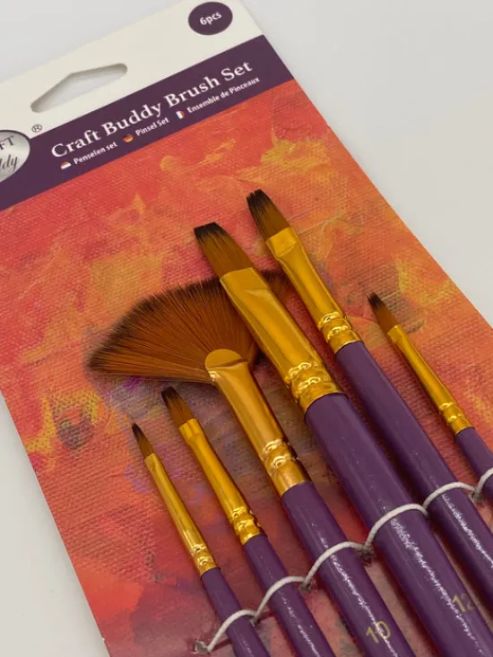 Craft Buddy Set of 6 Brushes Online