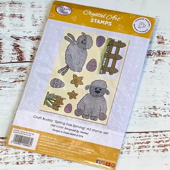 Craft Buddy Spring has Sprung A5 stamp set Online