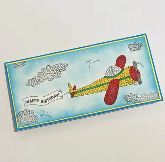 Craft Buddy Crystal Art A6 Stamp Set - Santa's Sleigh Discount
