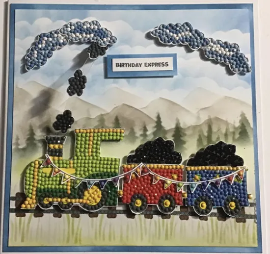 Craft Buddy Crystal Art A6 Stamp Set - Full of Steam Fashion