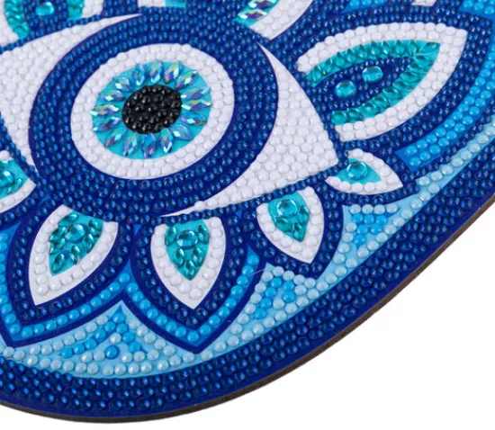Craft Buddy Crystal Art Wooden Hanging Decoration Hamsa Hand Kit Sale