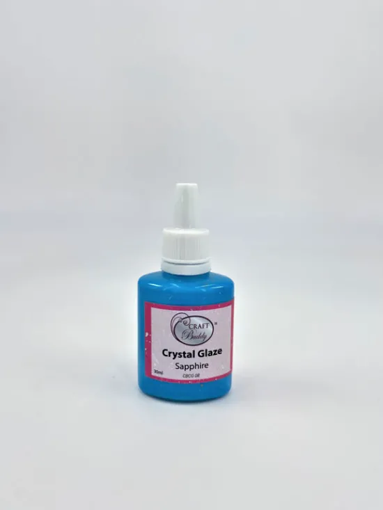 Craft Buddy Crystal Glaze Pot- SAPPHIRE Online