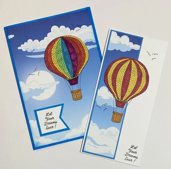 Craft Buddy Crystals Art A6 Stamp Set - Travel Light Clearance