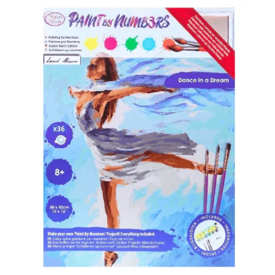 Craft Buddy "Dance in Dream" by Leonid Afremov Paint by Numb3rs Framed Kit 30x40cm Fashion