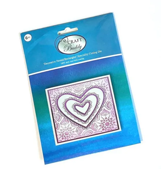Craft Buddy Decorative Nested Hearts Die set Clearance