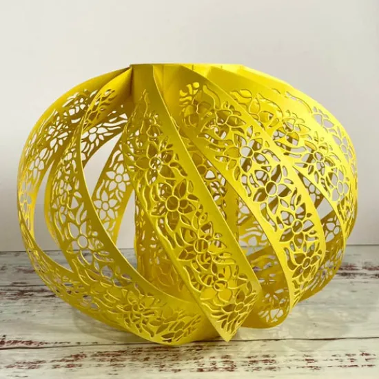 Craft Buddy "Delightful Daffodils" Decorative Paper Lantern Panels New
