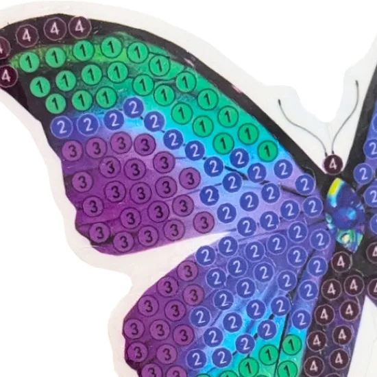 Craft Buddy Disco Butterfly - Crystal Art Motifs (With Tools) Fashion