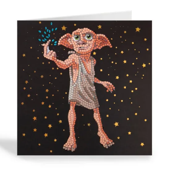 Craft Buddy "Dobby the House Elf" Harry Potter Crystal Art Card New