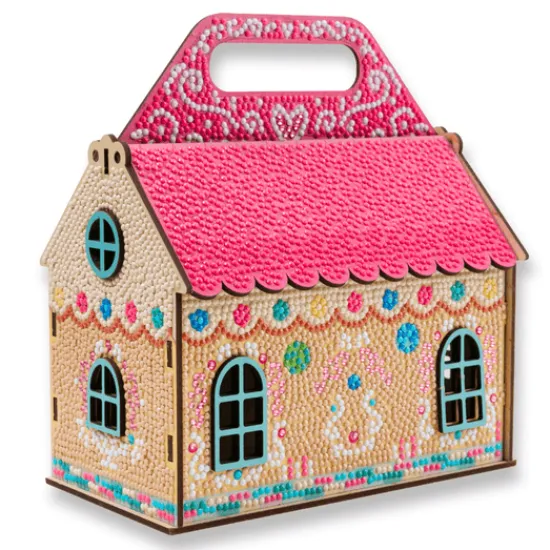 Craft Buddy "Easter House" Crystal Art Wooden Decoration Hot