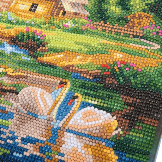 Craft Buddy “Enchanting Water Mill” Crystal Art Canvas 30x30cm Sale