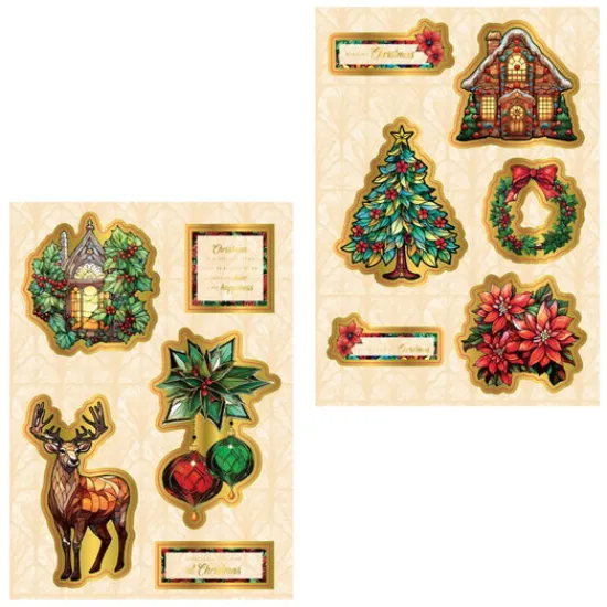 Craft Buddy Festive Stained Glass Papercrafting & Card Making Kit Discount