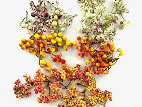 Craft Buddy Forever Flowerz 50 Autumn Berry Clusters New