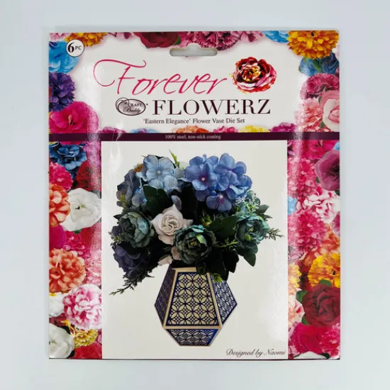 Craft Buddy Forever Flowerz Eastern Elegance Flower Vase Die Set Hot
