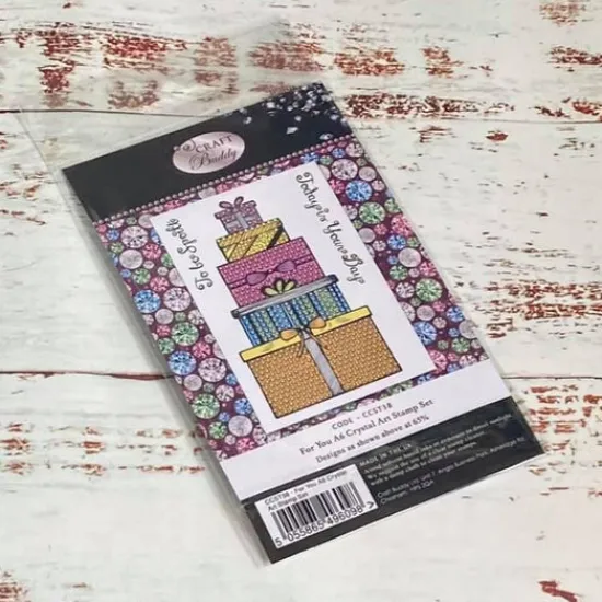 Craft Buddy Gifts for You A6 Crystal Art Stamp Set Discount