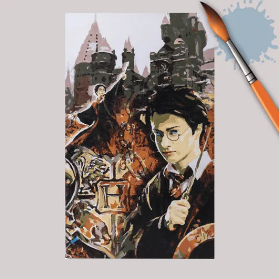 Craft Buddy "Harry Potter Collage" Harry Potter Paint By Numb3rs Canvas Kit Discount
